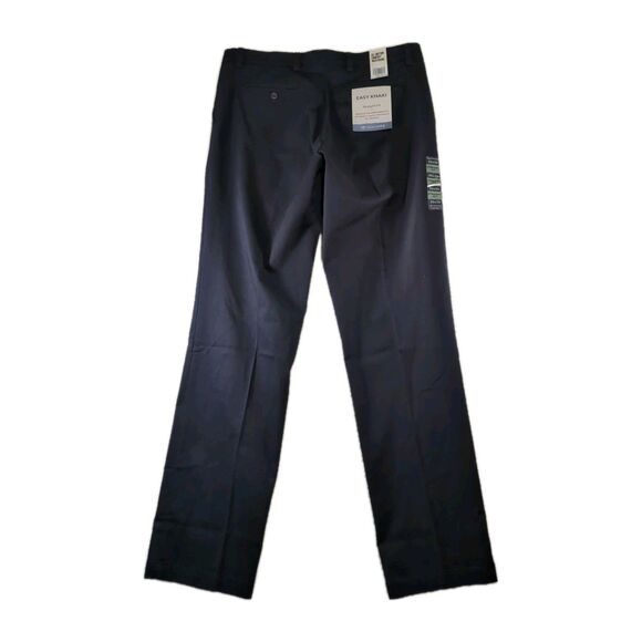 Dockers Men's Easy Straight Fit Khaki Stretch Pants Men’s 36x36 Navy Flat Front - Picture 3 of 10